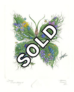 image of a fantasy butterfly featuring spring